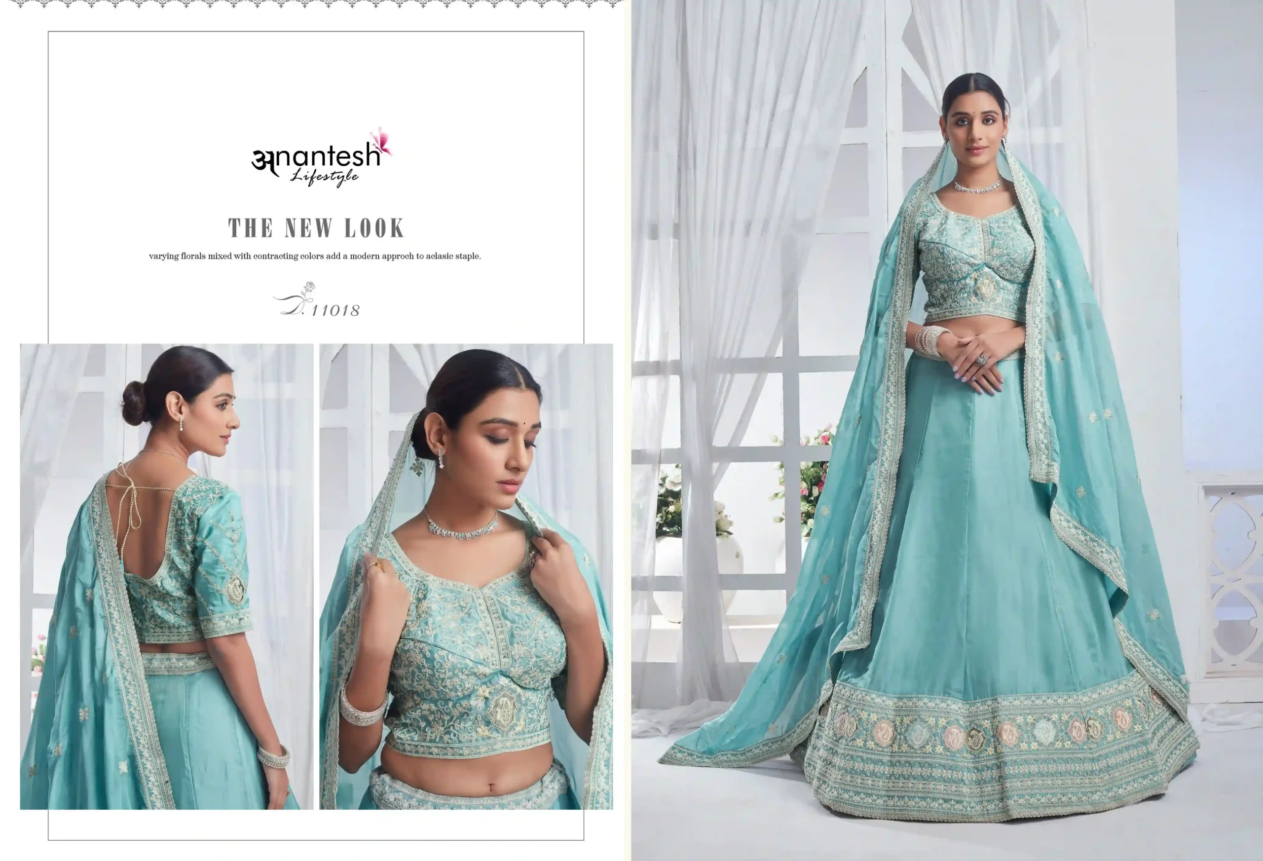 Anantesh Bridesmaid Vol 3 Premium Net Wholesale Lehenga Catalog — Wholesale Lehenga, MPA wholesale from Surat - Gallery Image 4